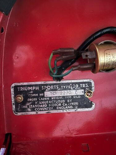 1963 Triumph TR3B