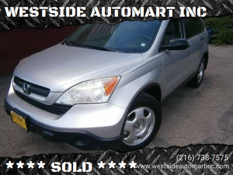 2009 Honda CR-V for sale at WESTSIDE AUTOMART INC in Cleveland OH