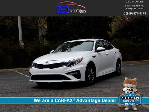 2019 Kia Optima for sale at Zed Motors in Raleigh NC