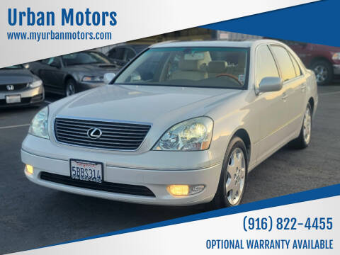 2003 Lexus LS 430 for sale at Urban Motors in Sacramento CA