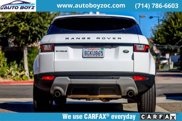 2018 Land Rover Range Rover Evoque for sale at Auto Boyz in Garden Grove, CA