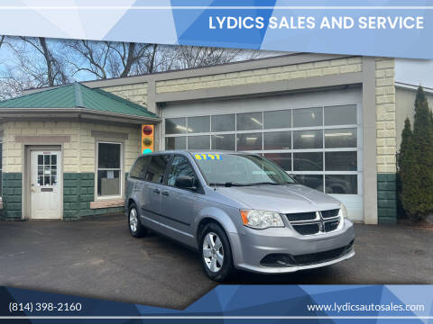 2013 Dodge Grand Caravan for sale at Lydics Sales and Service in Cambridge Springs PA
