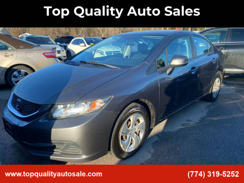 2013 Honda Civic for sale at Top Quality Auto Sales in Westport MA