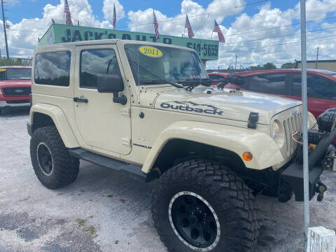 2011 Jeep Wrangler for sale at Jack's Auto Sales in Port Richey FL