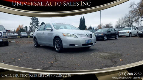 2007 Toyota Camry for sale at Universal Auto Sales Inc in Salem OR