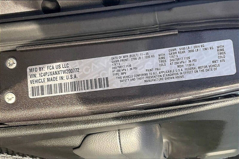 2026 Jeep Wrangler Sport