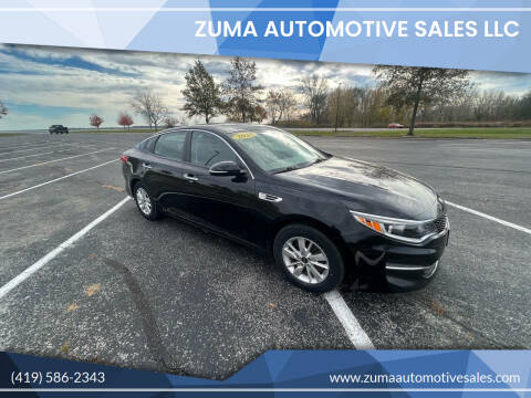 2018 Kia Optima for sale at Zuma Automotive Sales LLC in Celina OH