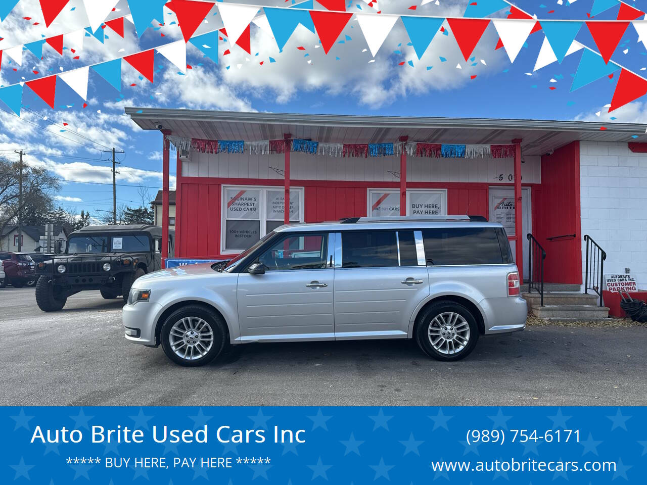 Silver 2013 Ford Flex SEL AWD SEL 4dr Crossover 1