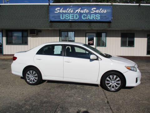 2013 Toyota Corolla for sale at SHULTS AUTO SALES INC. in Crystal Lake IL