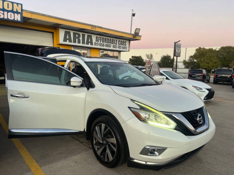 2015 Nissan Murano for sale at Aria Affordable Cars LLC in Arlington TX