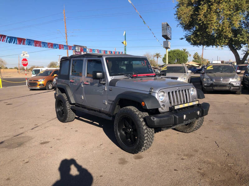 2016 Jeep Wrangler Unlimited for sale at Valley Auto Center in Phoenix AZ