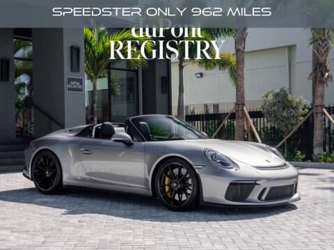 2019 Porsche 911 Speedster