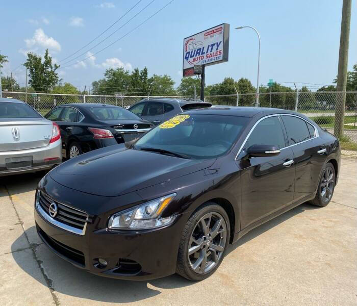 2014 Nissan Maxima for sale at QUALITY AUTO SALES in Wayne MI