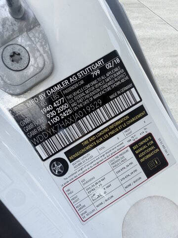 2018 Mercedes-Benz AMG GT