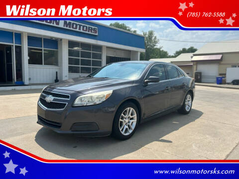 2013 Chevrolet Malibu for sale at Wilson Motors in Junction City KS