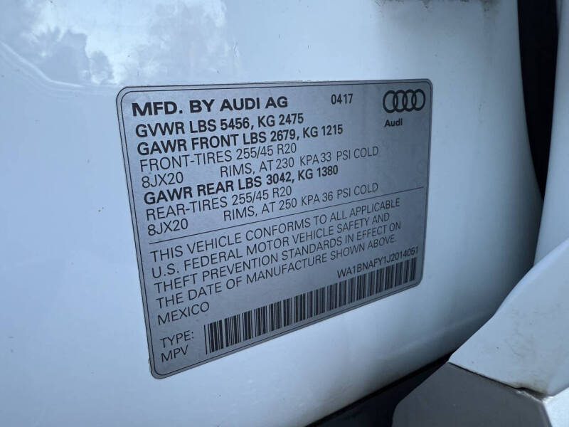 2018 Audi Q5 2.0T quattro Premium Plus