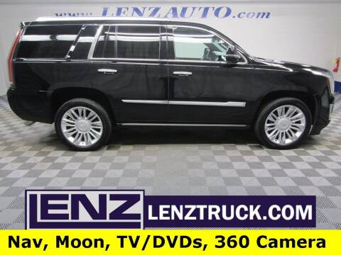 2018 Cadillac Escalade for sale at LENZ TRUCK CENTER in Fond Du Lac WI