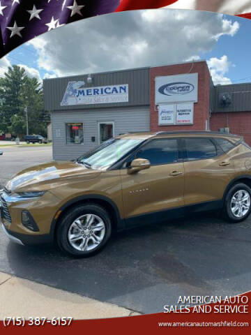 2019 Chevrolet Blazer for sale at AMERICAN AUTO SALES AND SERVICE in Marshfield WI