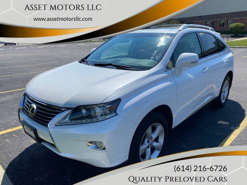 2014 Lexus RX 350 for sale at ASSET MOTORS LLC in Westerville OH