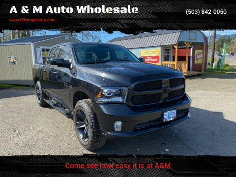 2018 RAM 1500 for sale at A & M Auto Wholesale in Tillamook OR