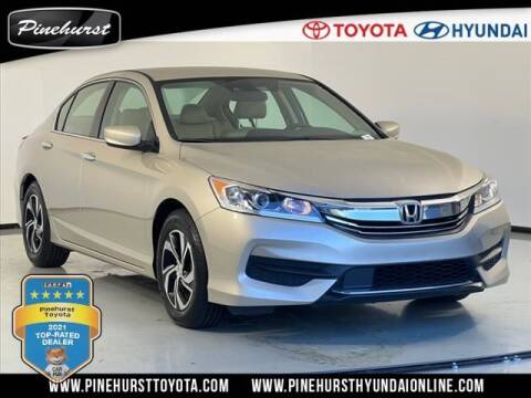 2017 Honda Accord for sale at PHIL SMITH AUTOMOTIVE GROUP - Pinehurst Toyota Hyundai in Southern Pines NC