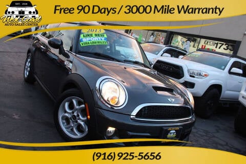 2013 MINI Hardtop for sale at West Coast Auto Sales Center in Sacramento CA