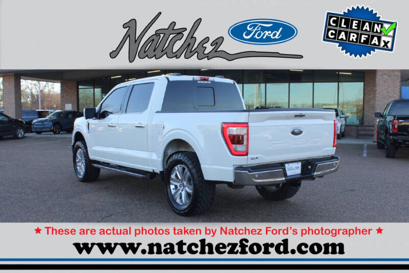 Used 2021 Ford F-150 Lariat with VIN 1FTFW1E55MFA39169 for sale in Natchez, MS