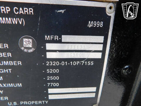 1991 AM General Hummer