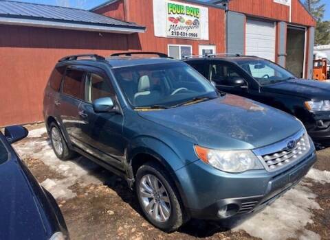 2011 Subaru Forester for sale at Four Boys Motorsports in Wadena MN