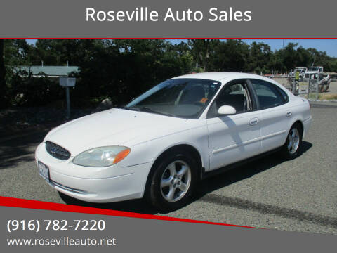 2001 Ford Taurus for sale at Roseville Auto Sales in Roseville CA