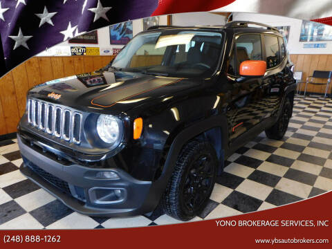 2016 Jeep Renegade for sale at Yono Brokerage Services, INC in Farmington MI