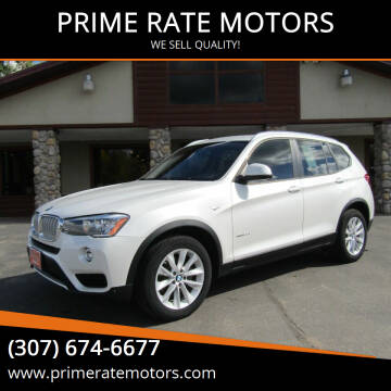2017 BMW X3 for sale at PRIME RATE MOTORS in Sheridan WY