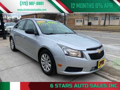 2011 Chevrolet Cruze for sale at 6 STARS AUTO SALES INC in Chicago IL
