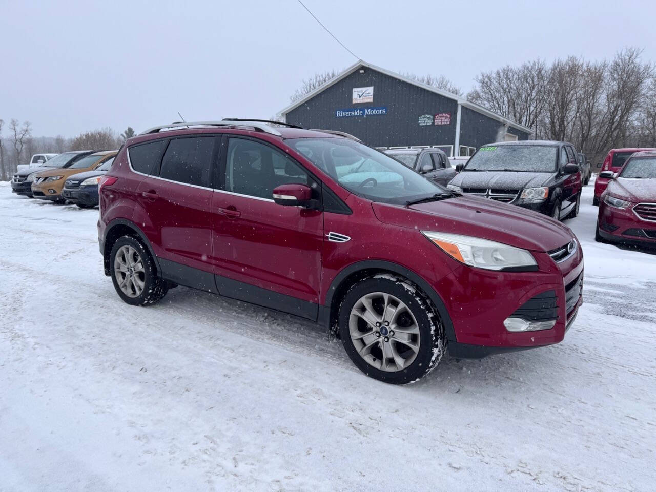 2014 Ford Escape for sale at Riverside Motors in Glenfield, NY