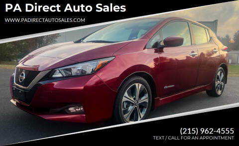 2018 Nissan LEAF for sale at PA Direct Auto Sales in Levittown PA