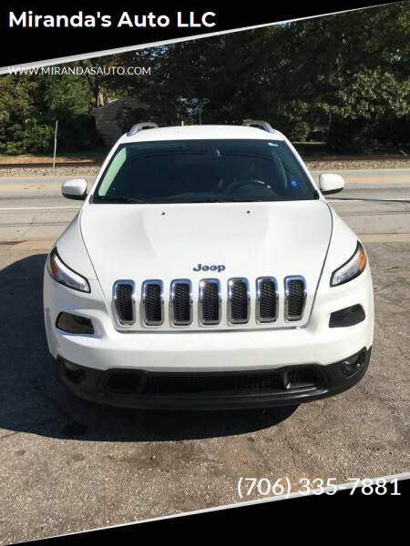 2016 Jeep Cherokee for sale at Miranda's Auto LLC in Commerce GA