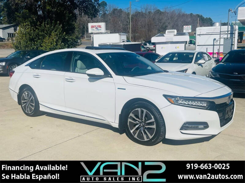 2018 Honda Accord Hybrid for sale at Van 2 Auto Sales Inc in Siler City NC