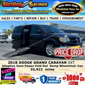 2018 Dodge Grand Caravan for sale at Wheelchair Vans Inc in Laguna Hills CA