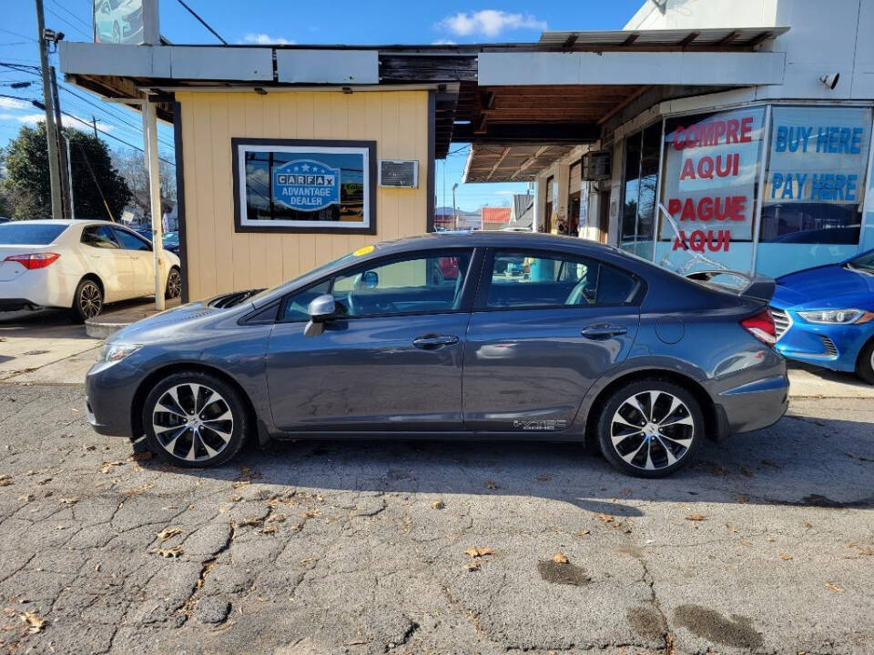 2013 Honda Civic for sale at DAGO'S AUTO SALES LLC in Dalton, GA