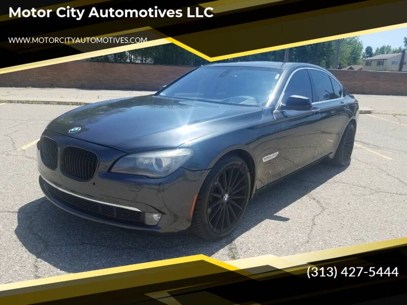 2011 BMW 7 Series for sale at Motor City Automotives LLC in Madison Heights MI