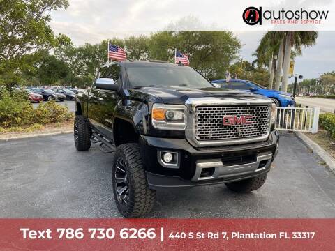 2016 GMC Sierra 2500HD for sale at AUTOSHOW SALES & SERVICE in Plantation FL