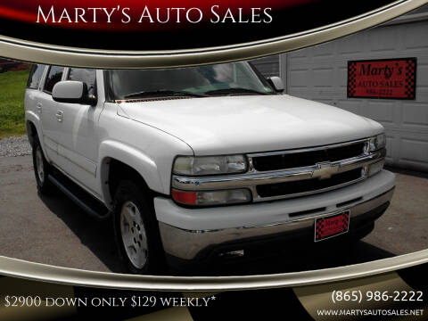 2006 Chevrolet Tahoe for sale at Marty's Auto Sales in Lenoir City TN