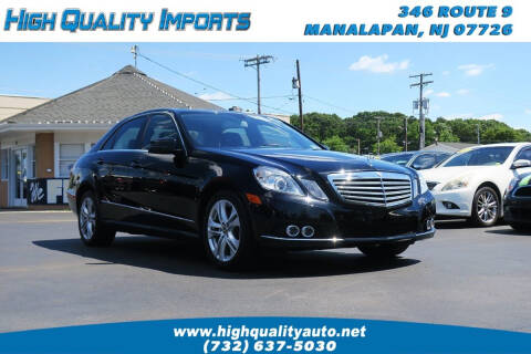 2011 Mercedes-Benz E-Class for sale at High Quality Imports in Manalapan NJ