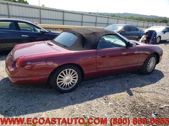 Maroon 2004 Ford Thunderbird Deluxe Convertible Deluxe 2dr Convertible 2