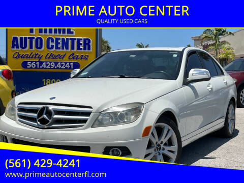2009 Mercedes-Benz C-Class for sale at PRIME AUTO CENTER in Palm Springs FL