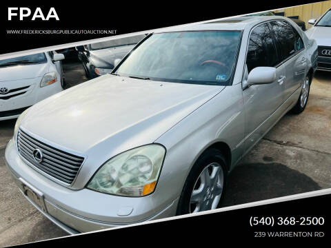 2002 Lexus LS 430 for sale at FPAA in Fredericksburg VA