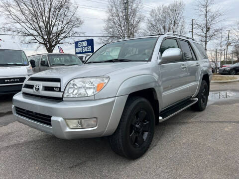2004 Toyota 4Runner for sale at Econo Auto Sales Inc in Raleigh NC