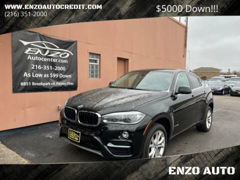 2015 BMW X6 for sale at ENZO AUTO in Parma OH