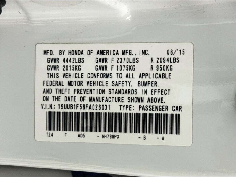 2015 Acura TLX w/Tech