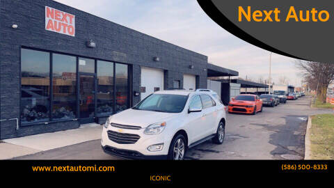 2016 Chevrolet Equinox for sale at Next Auto in Mount Clemens MI